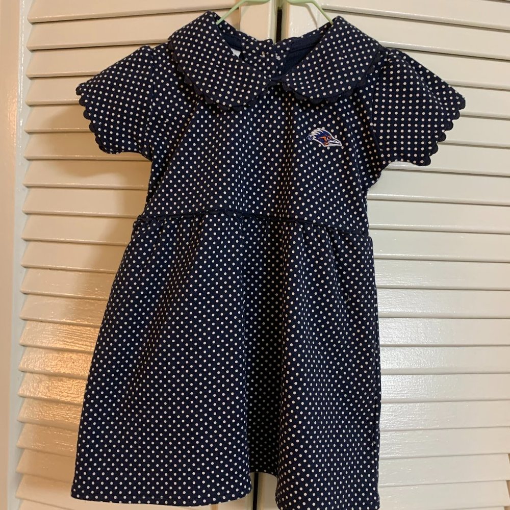 TWO FEET AHEAD PETER PAN DRESS W/BLOOMERS COLLEGIATE NWOT